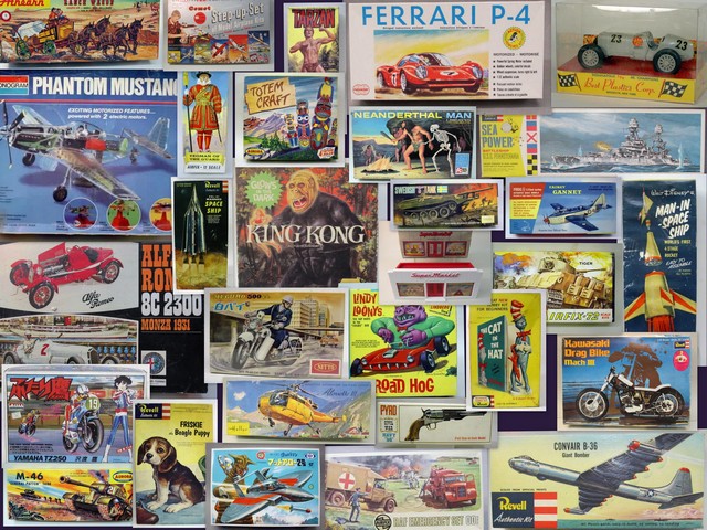 model kits vintage collectible out of 