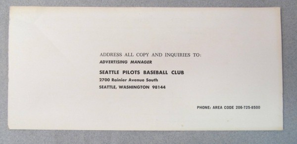 Seattle Pilots Baseball Fanthread™ Youth Home Pinstripe Baseball