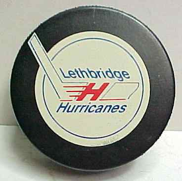 WHL Calgary Wranglers Vintage Die Cut Logo Official Hockey Puck Collect  Pucks