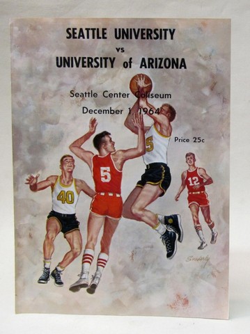 Seattle University, led by Johnny and Eddie O'Brien, defeats the Harlem  Globetrotters on January 21, 1952. 