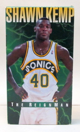 Vintage 1995/96 Seattle Supersonics Shawn Kemp Pro Cut NBA Finals Jersey  Size 50