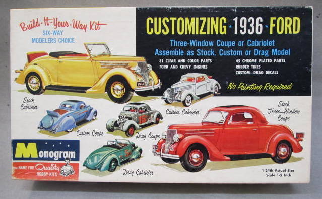 MONOGRAM CAR & TRUCK vintage out of production plastic Model kits for ...